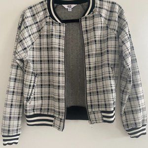 Jack by BB Dakota Small Black/White spring jacket